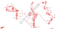 GELENK, VORNE für Honda ACCORD TOURER 2.4 TYPE S 5 Türen 5 gang automatikgetriebe 2011