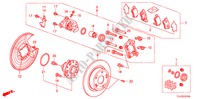 HINTERRADBREMSE(1) für Honda ACCORD TOURER 2.0 ELEGANCE 5 Türen 6 gang-Schaltgetriebe 2011