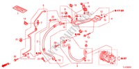 KLIMAANLAGE(SCHLAEUCHE/LEITUNGEN)(2.0L)(LH) für Honda ACCORD TOURER 2.0 EXECUTIVE 5 Türen 6 gang-Schaltgetriebe 2010
