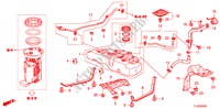 KRAFTSTOFFTANK für Honda ACCORD TOURER 2.4 EXECUTIVE 5 Türen 6 gang-Schaltgetriebe 2010