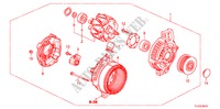 LICHTMASCHINE(DENSO)(DIESEL) für Honda ACCORD TOURER 2.2 EXECUTIVE 5 Türen 5 gang automatikgetriebe 2010