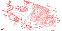 MOTORHALTERUNG(2.4L) für Honda ACCORD TOURER 2.4 TYPE S 5 Türen 6 gang-Schaltgetriebe 2011
