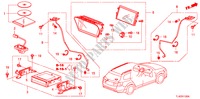 NAVIGATIONSSYSTEM für Honda ACCORD TOURER 2.2 EXECUTIVE 5 Türen 5 gang automatikgetriebe 2011
