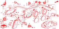 RADIOANTENNE/LAUTSPRECHER(LH) für Honda ACCORD TOURER 2.2 EXECUTIVE-H 5 Türen 6 gang-Schaltgetriebe 2011