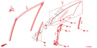 VORDERE TUERSCHEIBE/REGLER für Honda ACCORD TOURER 2.4 EXECUTIVE 5 Türen 5 gang automatikgetriebe 2010