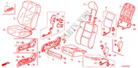 VORDERSITZ(R.)(RH) für Honda ACCORD TOURER 2.2 EX-H 5 Türen 6 gang-Schaltgetriebe 2011