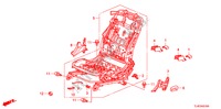 VORNE SITZKOMPONENTEN(L.)(MANUELLE SCHALTUNG,SITZ) für Honda ACCORD TOURER 2.2 S-H 5 Türen 6 gang-Schaltgetriebe 2011