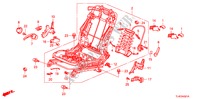 VORNE SITZKOMPONENTEN(R.)(MANUELLE HOEHE) für Honda ACCORD TOURER 2.0 ES-GT 5 Türen 5 gang automatikgetriebe 2010