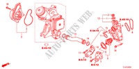 WASSERPUMPE(DIESEL) für Honda ACCORD TOURER 2.2 EXECUTIVE 5 Türen 6 gang-Schaltgetriebe 2011
