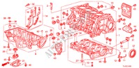 ZYLINDERBLOCK/OELWANNE(2.0L) für Honda ACCORD TOURER 2.0 ELEGANCE 5 Türen 5 gang automatikgetriebe 2010