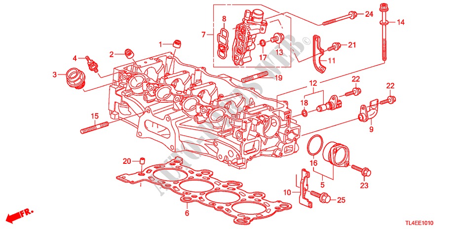 SPULENVENTIL(2.0L) für Honda ACCORD TOURER 2.0 ES 5 Türen 6 gang-Schaltgetriebe 2010