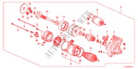 ANLASSER(DENSO)(2.0L) für Honda ACCORD TOURER 2.0 EXECUTIVE 5 Türen 6 gang-Schaltgetriebe 2012