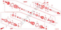 ANTRIEBSWELLE, VORNE/HALBWELLE(DIESEL) für Honda ACCORD TOURER 2.2 TYPE S-H 5 Türen 6 gang-Schaltgetriebe 2012