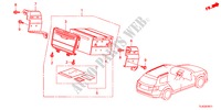 AUDIOEINHEIT(NAVIGATION) für Honda ACCORD TOURER 2.2 EXECUTIVE-H 5 Türen 6 gang-Schaltgetriebe 2012