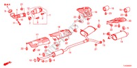 AUSPUFFROHR(2.4L) für Honda ACCORD TOURER 2.4 S 5 Türen 5 gang automatikgetriebe 2012