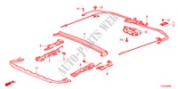 DACHGLEITTEILE für Honda ACCORD TOURER 2.2 EX 5 Türen 6 gang-Schaltgetriebe 2012