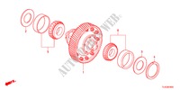 DIFFERENTIAL(DIESEL) für Honda ACCORD TOURER 2.2 EXECUTIVE-H 5 Türen 6 gang-Schaltgetriebe 2012