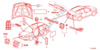 EMBLEME/WARNETIKETTEN für Honda ACCORD TOURER 2.4 EXECUTIVE 5 Türen 6 gang-Schaltgetriebe 2012