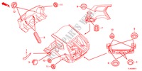 GUMMITUELLE(HINTEN) für Honda ACCORD TOURER 2.4 EXECUTIVE 5 Türen 6 gang-Schaltgetriebe 2012