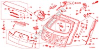 HECKKLAPPE(STROM) für Honda ACCORD TOURER 2.2 ELEGANCE 5 Türen 6 gang-Schaltgetriebe 2012
