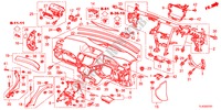 INSTRUMENTENBRETT(RH) für Honda ACCORD TOURER 2.4 EXECUTIVE 5 Türen 5 gang automatikgetriebe 2012