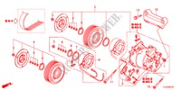 KLIMAANLAGE(KOMPRESSOR)(2.4L) für Honda ACCORD TOURER 2.4 EXECUTIVE 5 Türen 5 gang automatikgetriebe 2012