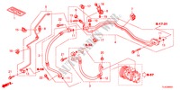 KLIMAANLAGE(SCHLAEUCHE/LEITUNGEN)(2.0L)(RH) für Honda ACCORD TOURER 2.0 ES 5 Türen 6 gang-Schaltgetriebe 2012