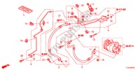KLIMAANLAGE(SCHLAEUCHE/LEITUNGEN)(2.4L)(LH) für Honda ACCORD TOURER 2.4 TYPE S 5 Türen 5 gang automatikgetriebe 2012