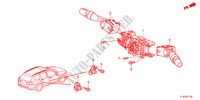 KOMBISCHALTER für Honda ACCORD TOURER 2.4 TYPE S 5 Türen 5 gang automatikgetriebe 2012