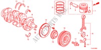 KURBELWELLE/KOLBEN(DIESEL) für Honda ACCORD TOURER 2.2 ELEGANCE 5 Türen 5 gang automatikgetriebe 2012