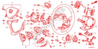 LENKRAD(SRS) für Honda ACCORD TOURER 2.4 EXECUTIVE 5 Türen 6 gang-Schaltgetriebe 2012