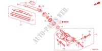SCHEIBENWISCHER, HINTEN für Honda ACCORD TOURER 2.2 EXECUTIVE 5 Türen 5 gang automatikgetriebe 2012