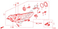 SCHEINWERFER für Honda ACCORD TOURER 2.0 COMFOT 5 Türen 6 gang-Schaltgetriebe 2012