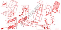 VORDERSITZ(R.)(RH) für Honda ACCORD TOURER 2.2 EX 5 Türen 6 gang-Schaltgetriebe 2012