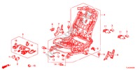 VORNE SITZKOMPONENTEN(R.)(MANUELLE SCHALTUNG,SITZ) für Honda ACCORD TOURER 2.4 S 5 Türen 6 gang-Schaltgetriebe 2012