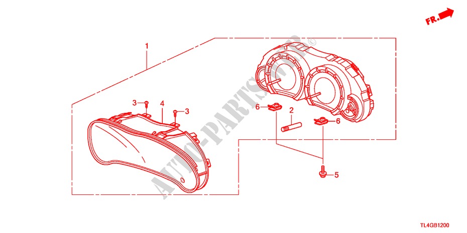 MESSGERAET für Honda ACCORD TOURER 2.0 S 5 Türen 5 gang automatikgetriebe 2012