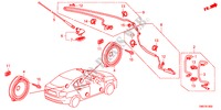 ANTENNE/LAUTSPRECHER(RH)(1) für Honda BALLADE VTI 4 Türen 5 gang-Schaltgetriebe 2011