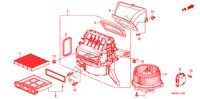 HEIZGEBLAESE(LH) für Honda CITY LX-A 4 Türen 5 gang-Schaltgetriebe 2011