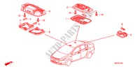 INNENLEUCHTE für Honda CITY LX 4 Türen 5 gang automatikgetriebe 2011