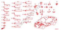 KABELBAUMBAND/BUEGEL(RH) für Honda BALLADE VTI-L 4 Türen 5 gang-Schaltgetriebe 2011