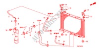 KUEHLERSCHLAUCH/RESERVETANK für Honda CITY LX-A 4 Türen 5 gang-Schaltgetriebe 2011