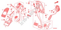 PEDAL(LH) für Honda CITY 1.4LS 4 Türen 5 gang automatikgetriebe 2009