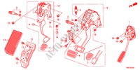 PEDAL(RH) für Honda BALLADE VTI 4 Türen 5 gang automatikgetriebe 2011