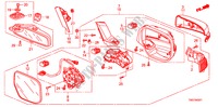SPIEGEL(2) für Honda CITY EX-A 4 Türen 5 gang-Schaltgetriebe 2010
