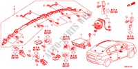 SRS EINHEIT(RH) für Honda BALLADE VTI 4 Türen 5 gang-Schaltgetriebe 2011