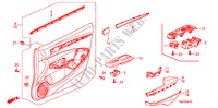 TUERVERKLEIDUNG, VORNE(LH) für Honda CITY LX-A 4 Türen 5 gang-Schaltgetriebe 2011