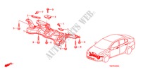 VORDERER HILFSRAHMEN für Honda CITY 1.4LS 4 Türen 5 gang automatikgetriebe 2009