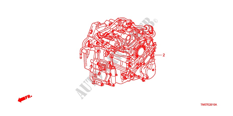 GETRIEBE KOMPL. für Honda CITY LX-A 4 Türen 5 gang automatikgetriebe 2011
