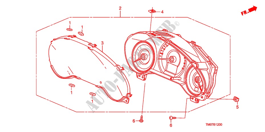 MESSGERAET(NS) für Honda CITY 1.4ES 4 Türen 5 gang automatikgetriebe 2009