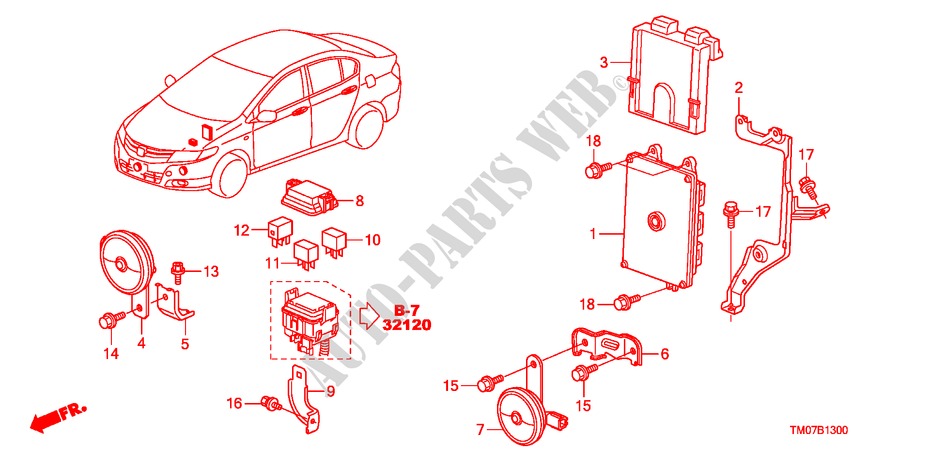 STEUERGERAT(MOTORRAUM)(LH) für Honda CITY LX-A 4 Türen 5 gang automatikgetriebe 2011
